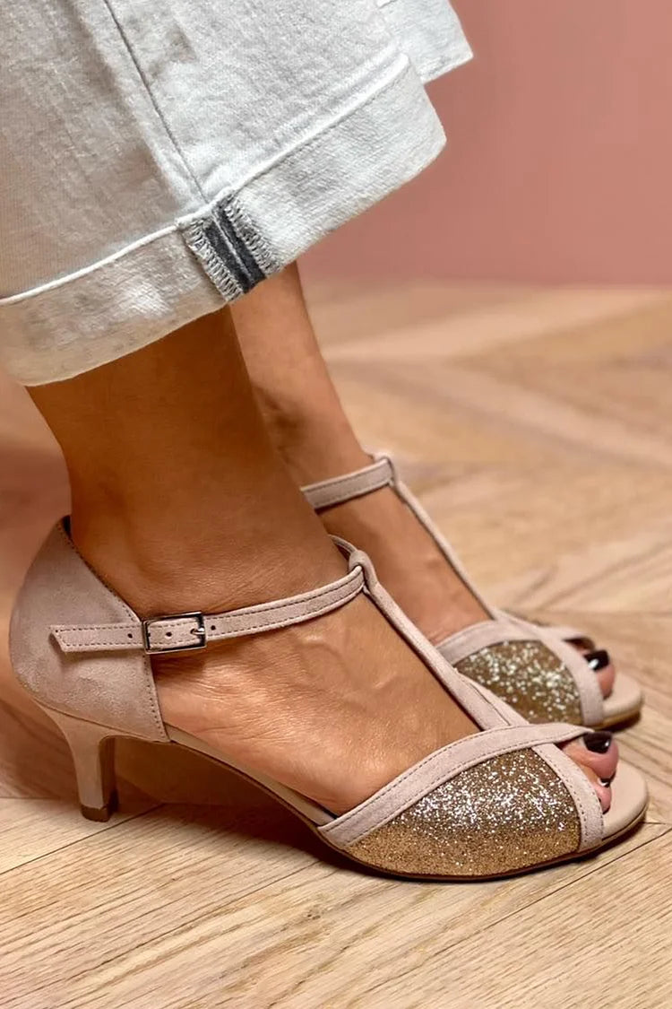 Ballerines Pointues à Brides