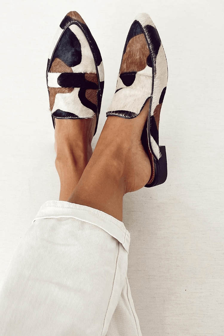 Loafer à Motif Abstrait