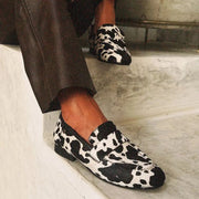 Loafers Élégants à Imprimé Animal