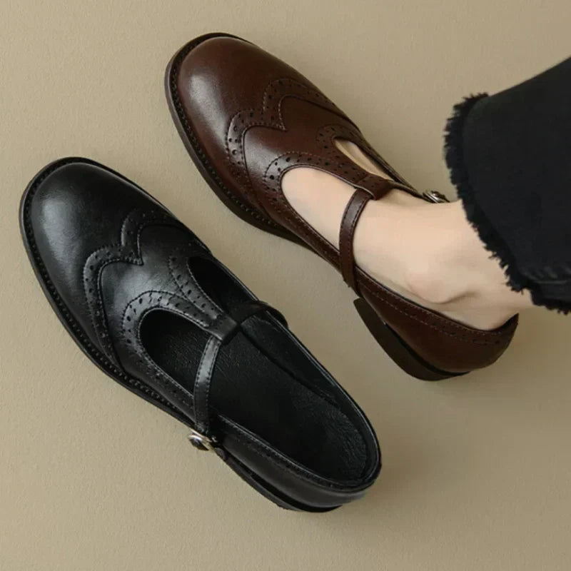 Chaussures Élégantes pour Femme avec Bride en T