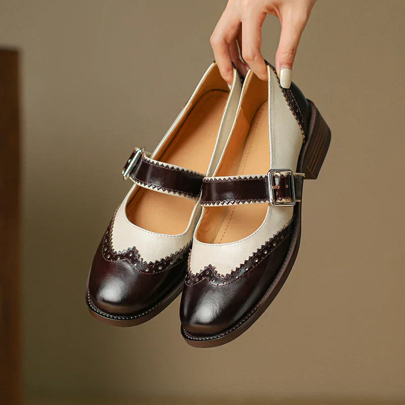 Mary Janes en Cuir