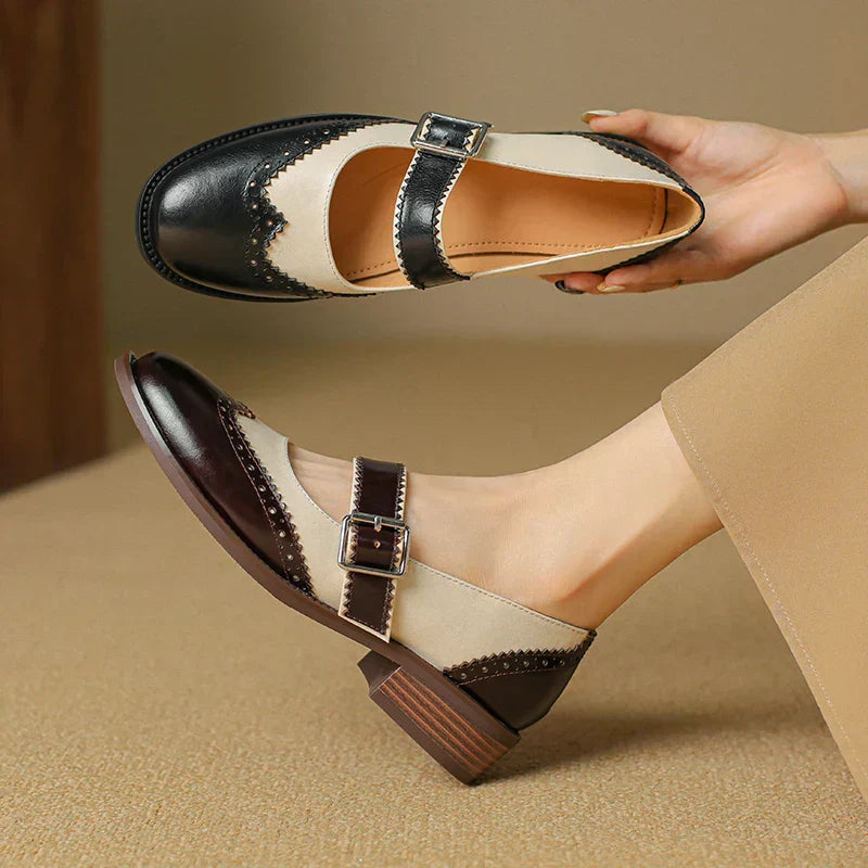 Mary Janes en Cuir
