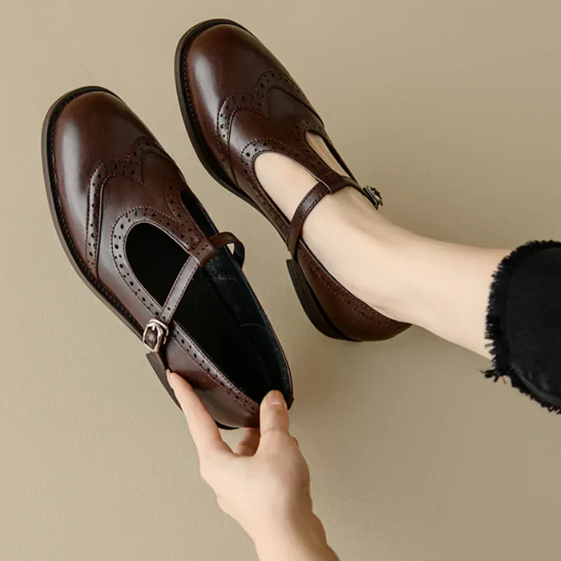 Chaussures Élégantes pour Femme avec Bride en T