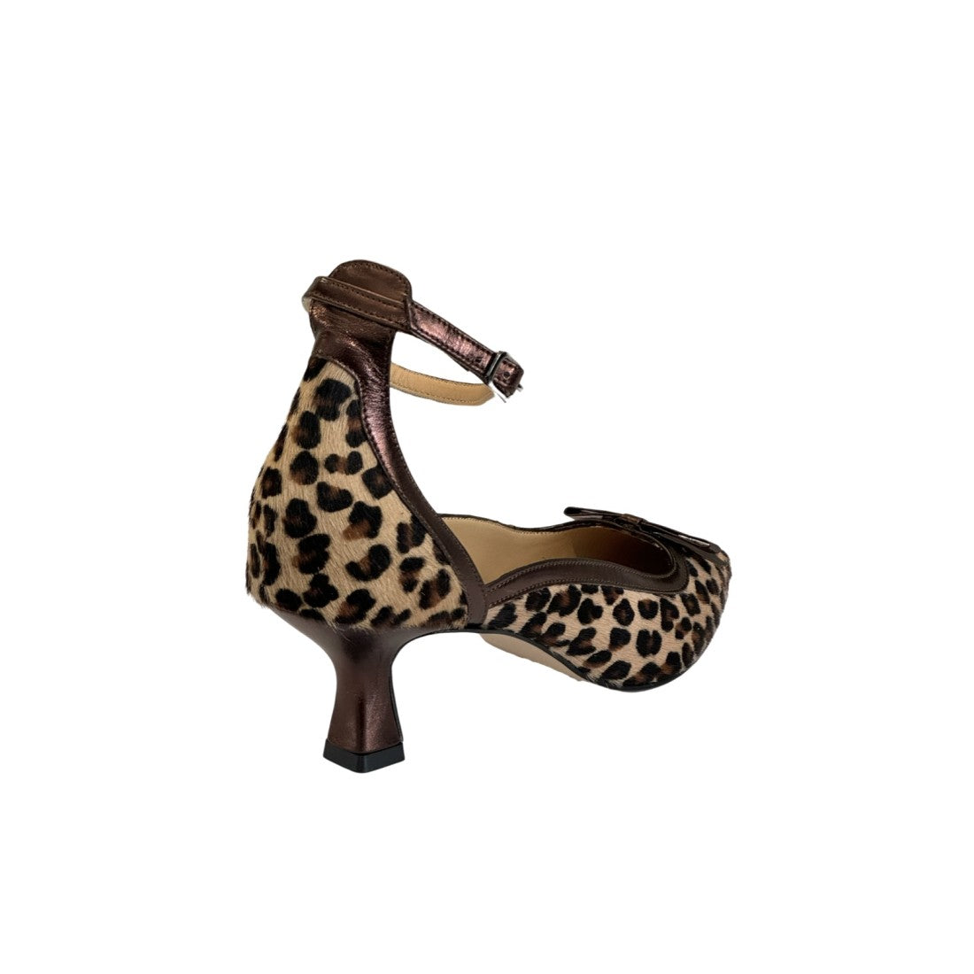 Escarpins Slingback à Imprimé Animal