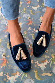 Loafer Midnight Elegance avec Pampilles Couleur Champagne