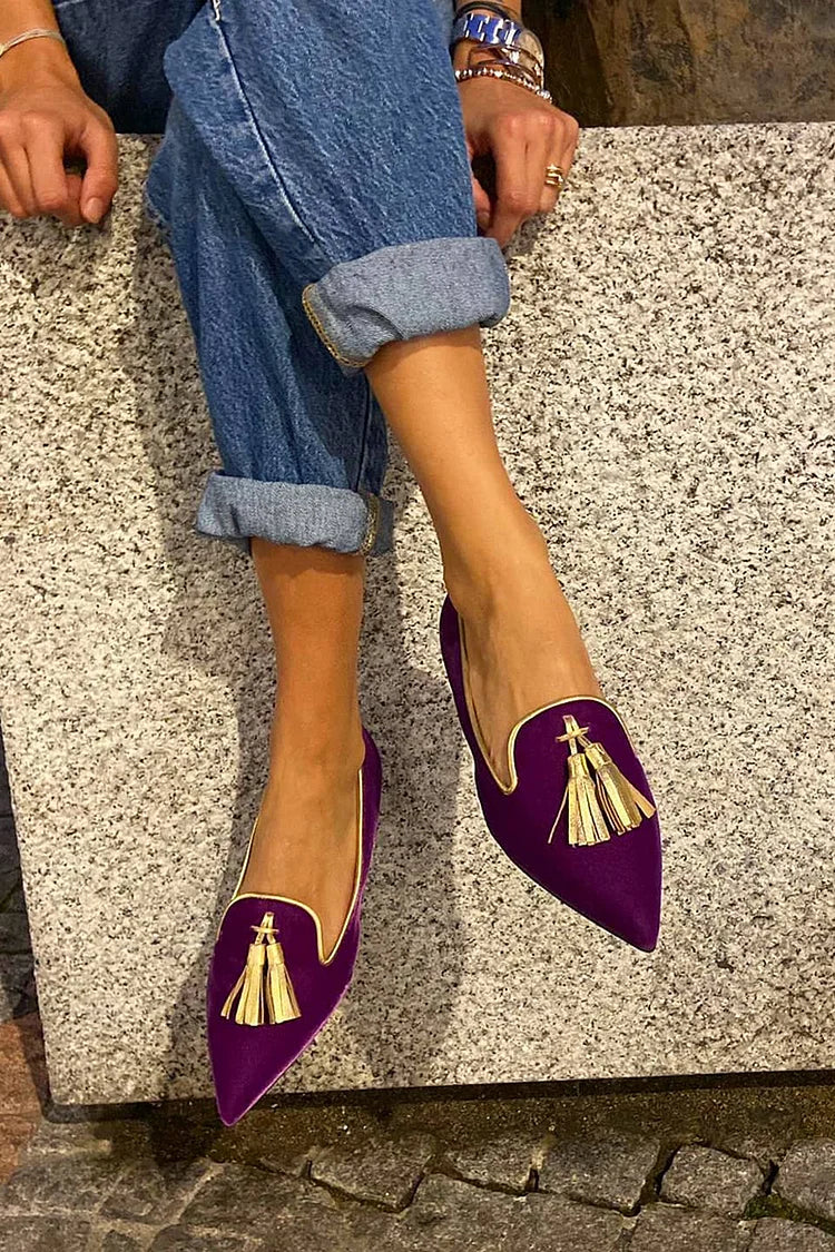 Loafers avec Pampilles Élégantes