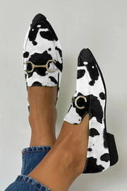 Loafer Imprimé avec Boucle