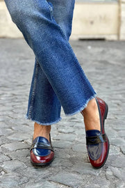 Loafer Brillant Tricolore
