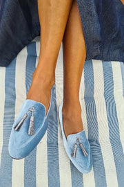 Slipper avec Pampille Argentée