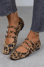 Flats Léopard avec Boucle
