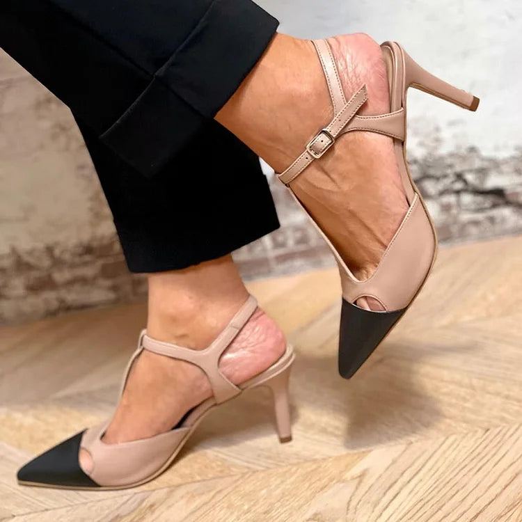 Ballerines Bicolores à Brides