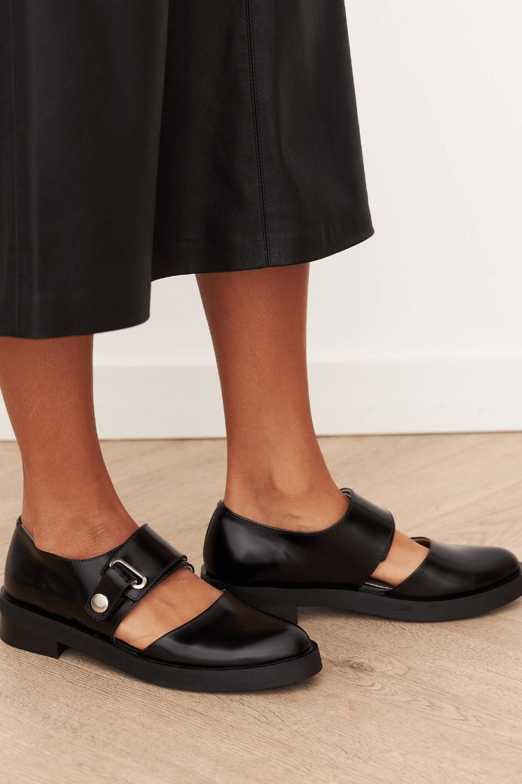 Loafers Noirs avec Boucle