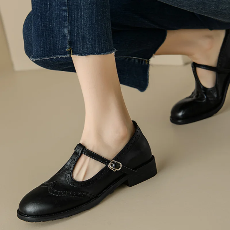 Chaussures Élégantes pour Femme avec Bride en T