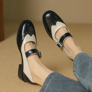 Mary Janes en Cuir