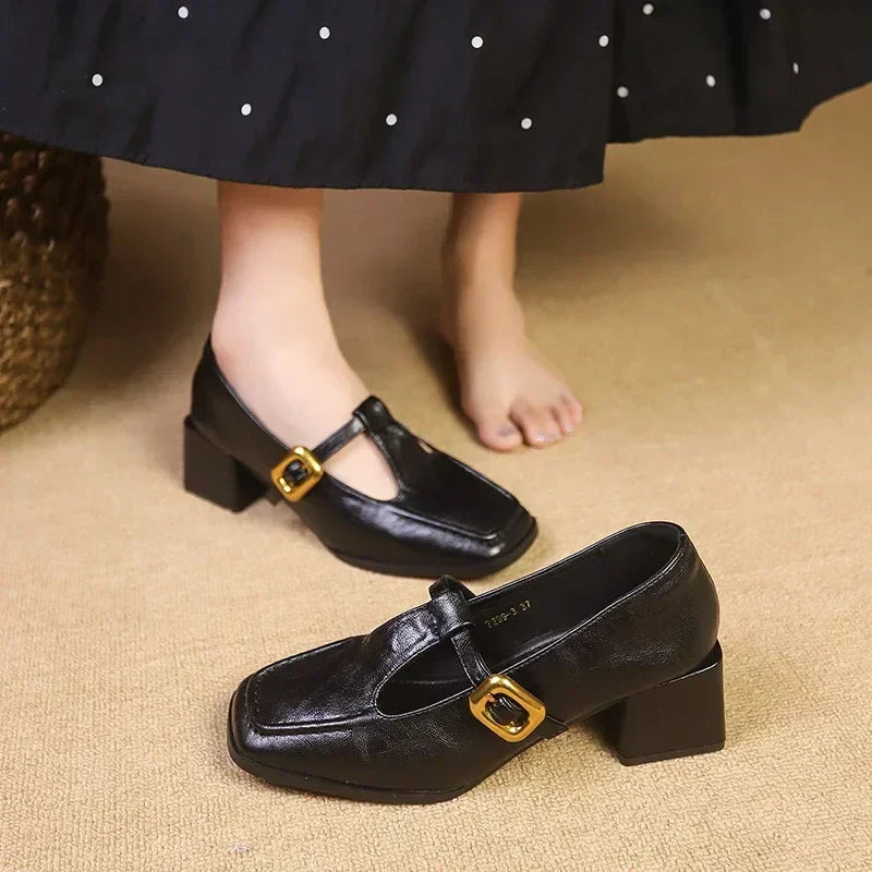 Chaussure Intemporelle pour Femme avec Talon Élégant